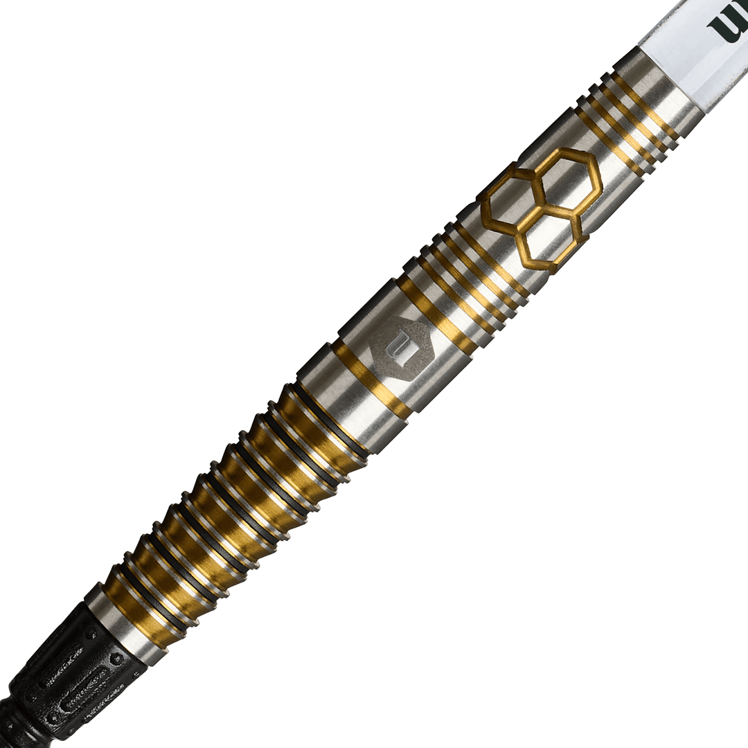 Unicorn Hexium 3 Gold & Black Softdarts Details Barrel