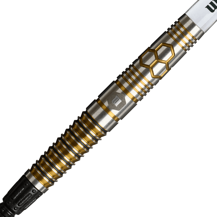 Unicorn Hexium 3 Gold & Black Softdarts Details Barrel