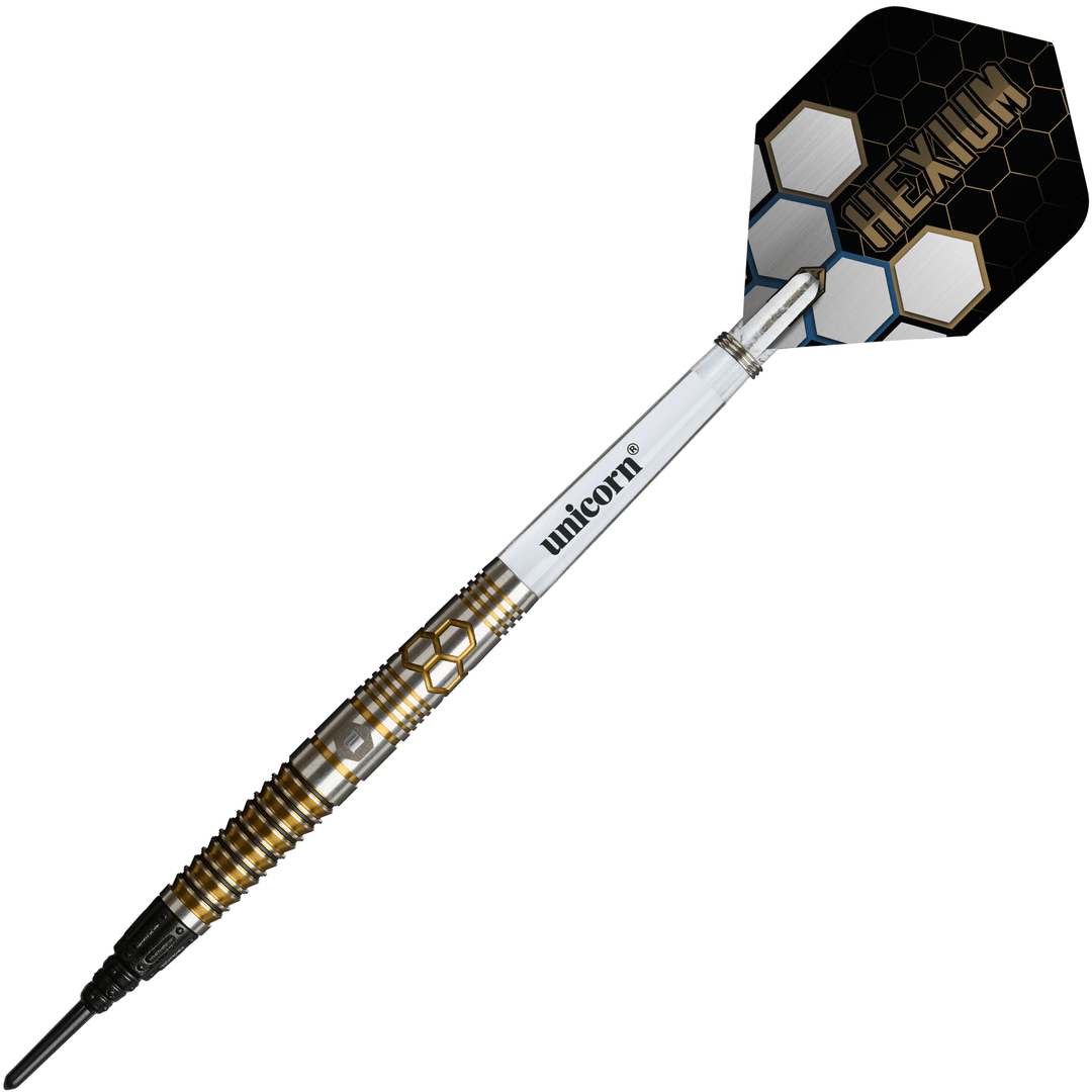 Unicorn Hexium 3 Gold & Black Softdarts