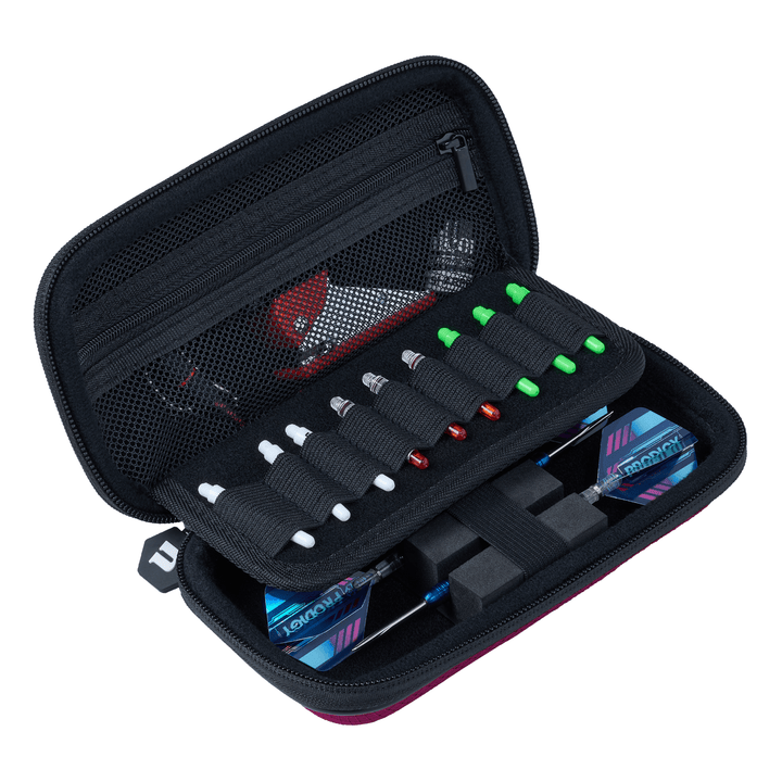 Unicorn Vanguard Dartcase Small Burgundy offen 2