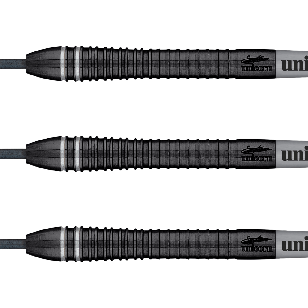 Unicorn World Champion Gary Anderson Phase 6 Noir Steeldarts Detail