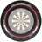 Winmau Advance Black Red Surround mit Board