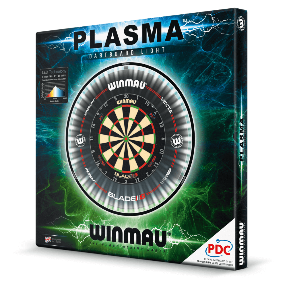 Winmau Dual Core Plasma Set Rot Beleuchtung 