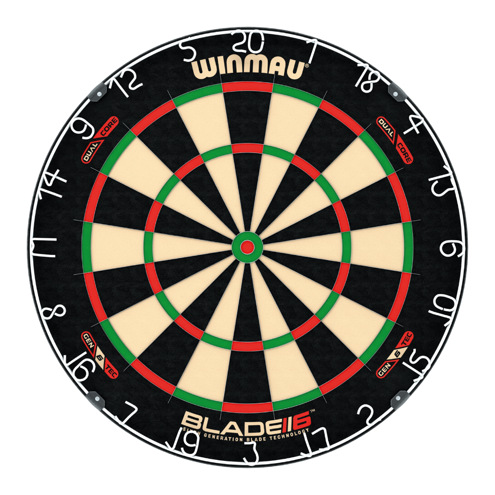 Winmau Dual Core Polaris Set Rot Dartscheibe 