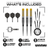 Winmau Exion Torpedo Switch Point Steeldarts Packungsinhalt