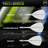 Winmau Fusion Integrated Flight System Arrow Neon Clear Größen