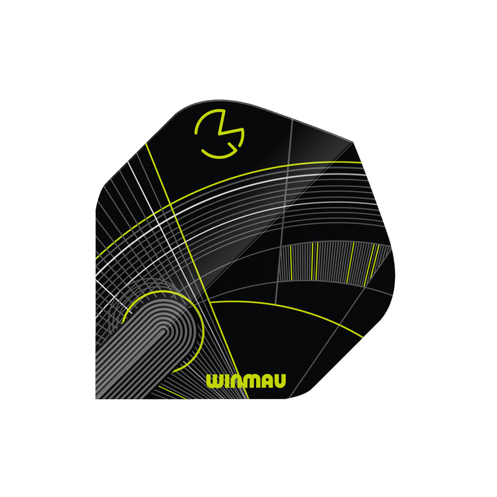Winmau MVG Prism Delta Flights Black and Green Set