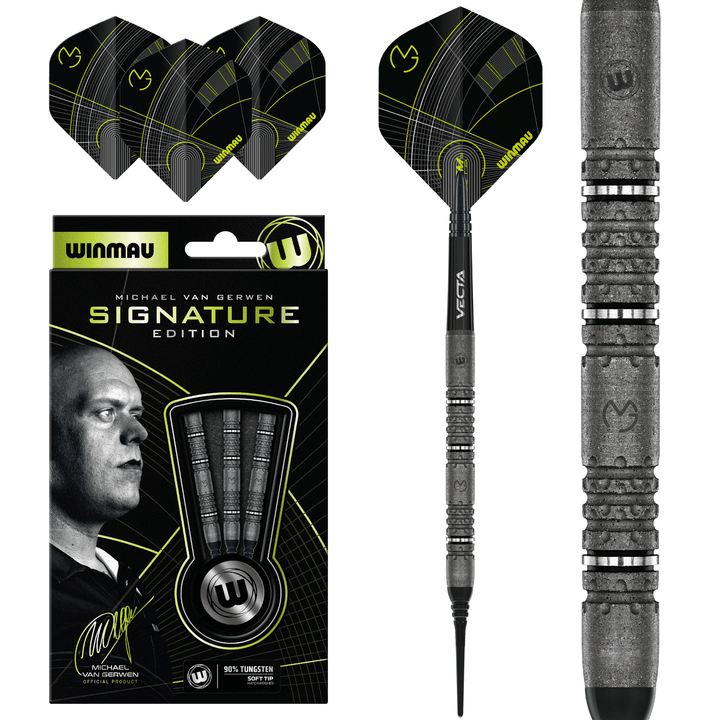 Winmau MVG Signature Edition Softdarts Packungsinhalt