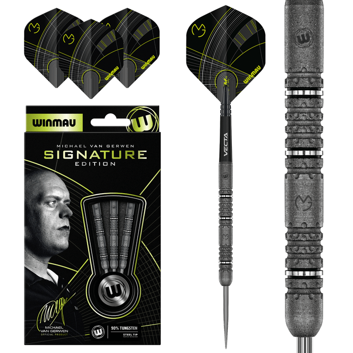 Winmau MVG Signature Edition Steeldarts Packungsinhalt