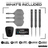 Winmau MVG TS-PRO Switch Point Steeldarts Packungsinhalt