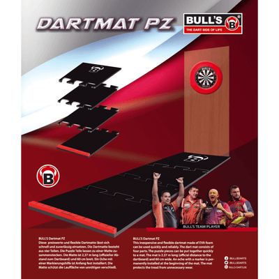 Bulls Puzzle Dartmatte Montiert Packung