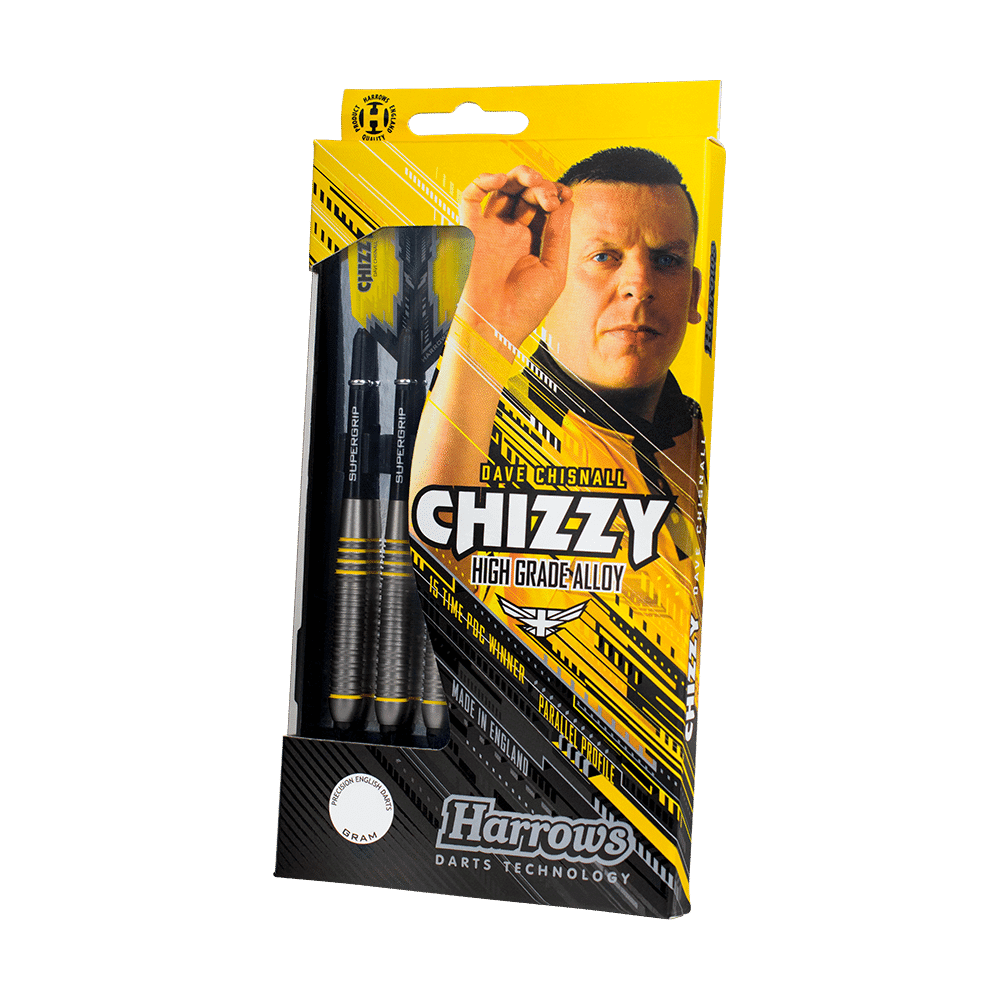 Harrows Chizzy Brass Softdarts Verpackung