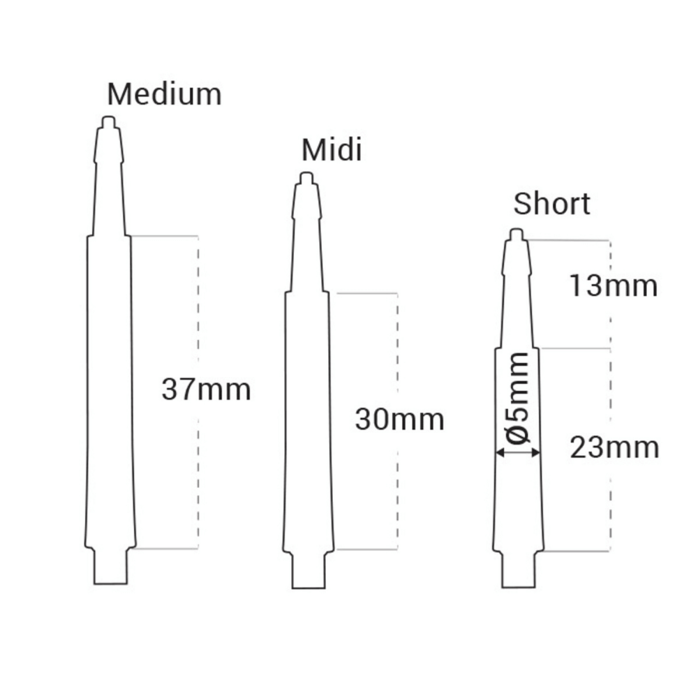 Harrows Clic Shafts Weiß Maße 