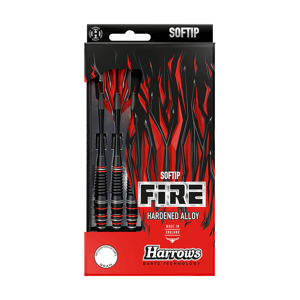 Harrows Fire High Grade Alloy Softdarts Packung