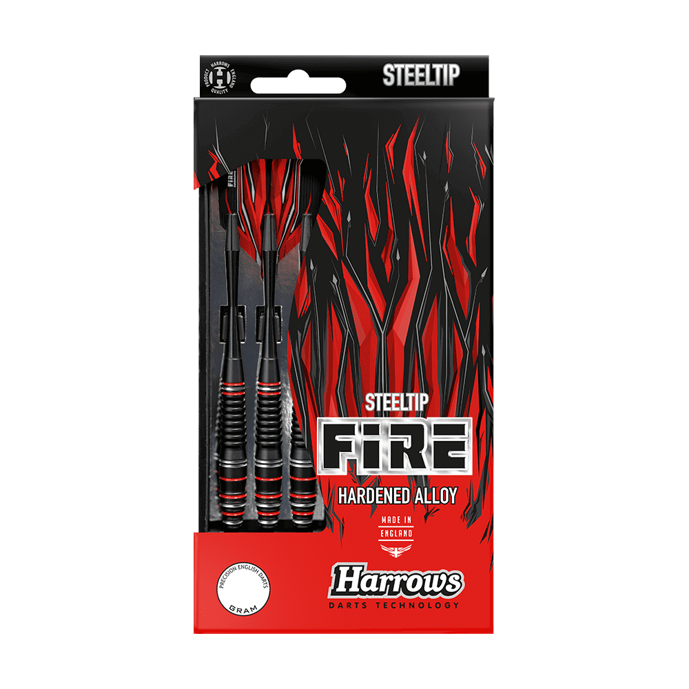 Harrows Fire High Grade Alloy Steeldarts Packung