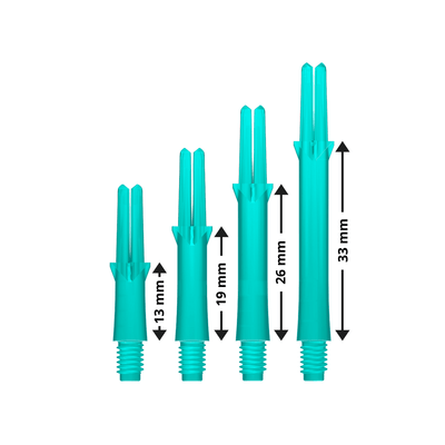 L-Style Locked Straight L-Shafts Emerald Maße