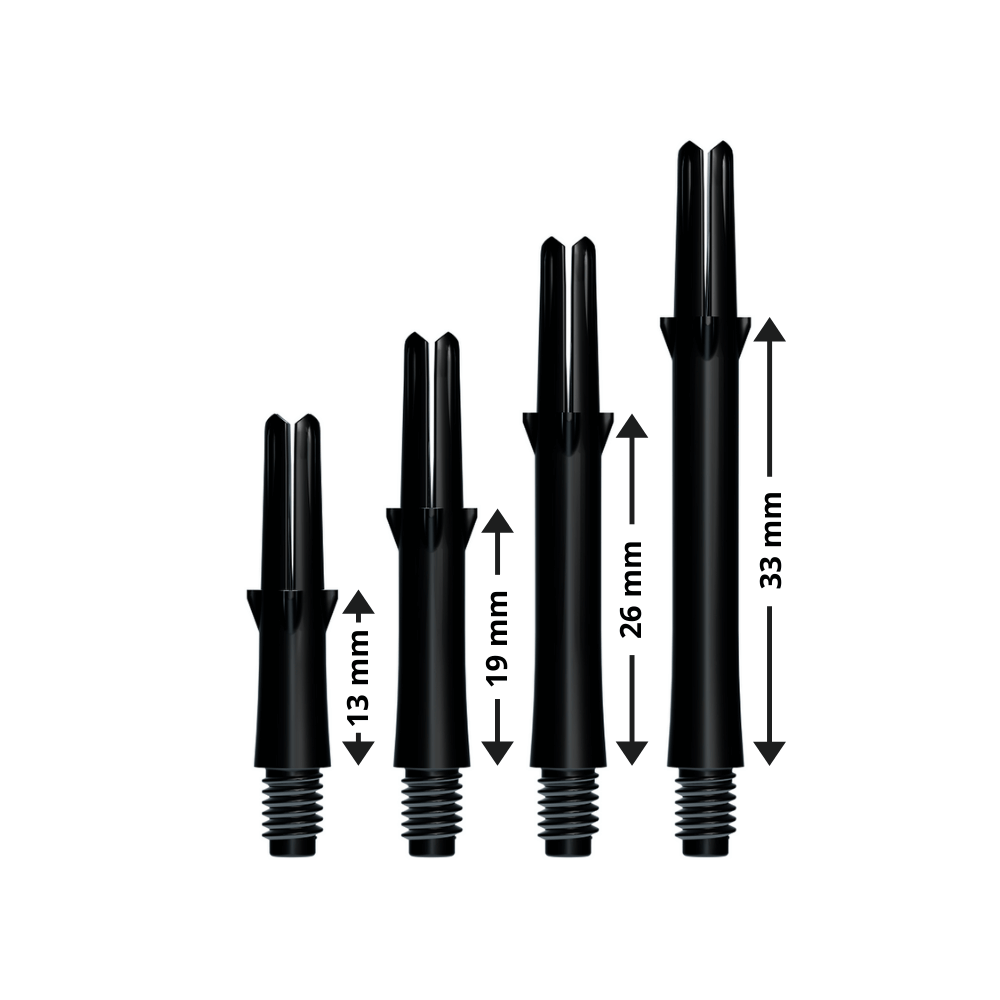 L-Style Locked Straight L-Shafts Schwarz  Maße