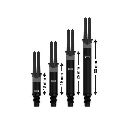 L-Style Silent Straight L-Shafts - Schwarz Details