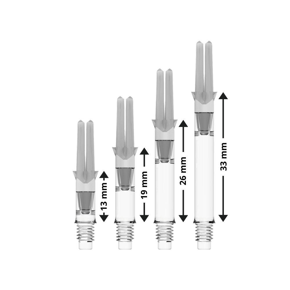 L-Style Silent Straight L-Shafts - Transparent Details 