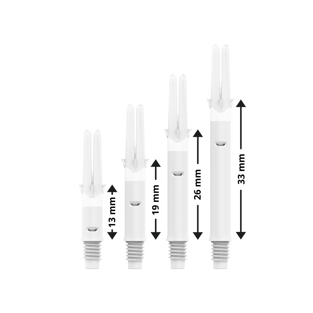 L-Style Silent Straight L-Shafts - Weiß Details