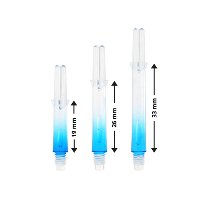 L-Style Two Tone L-Shafts - Blau/Transparent Details