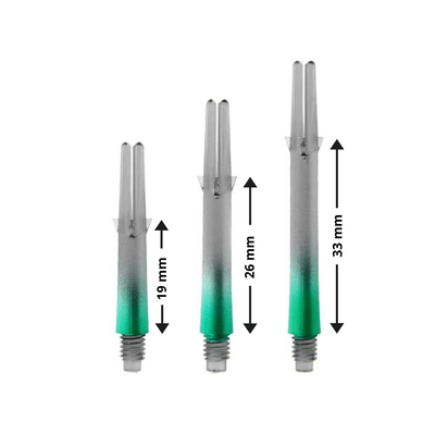 L-Style Two Tone L-Shafts - Grün/Schwarz Details