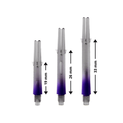 L-Style Two Tone L-Shafts - Lila/Schwarz Details