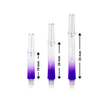 L-Style Two Tone L-Shafts - Lila/Transparent Details