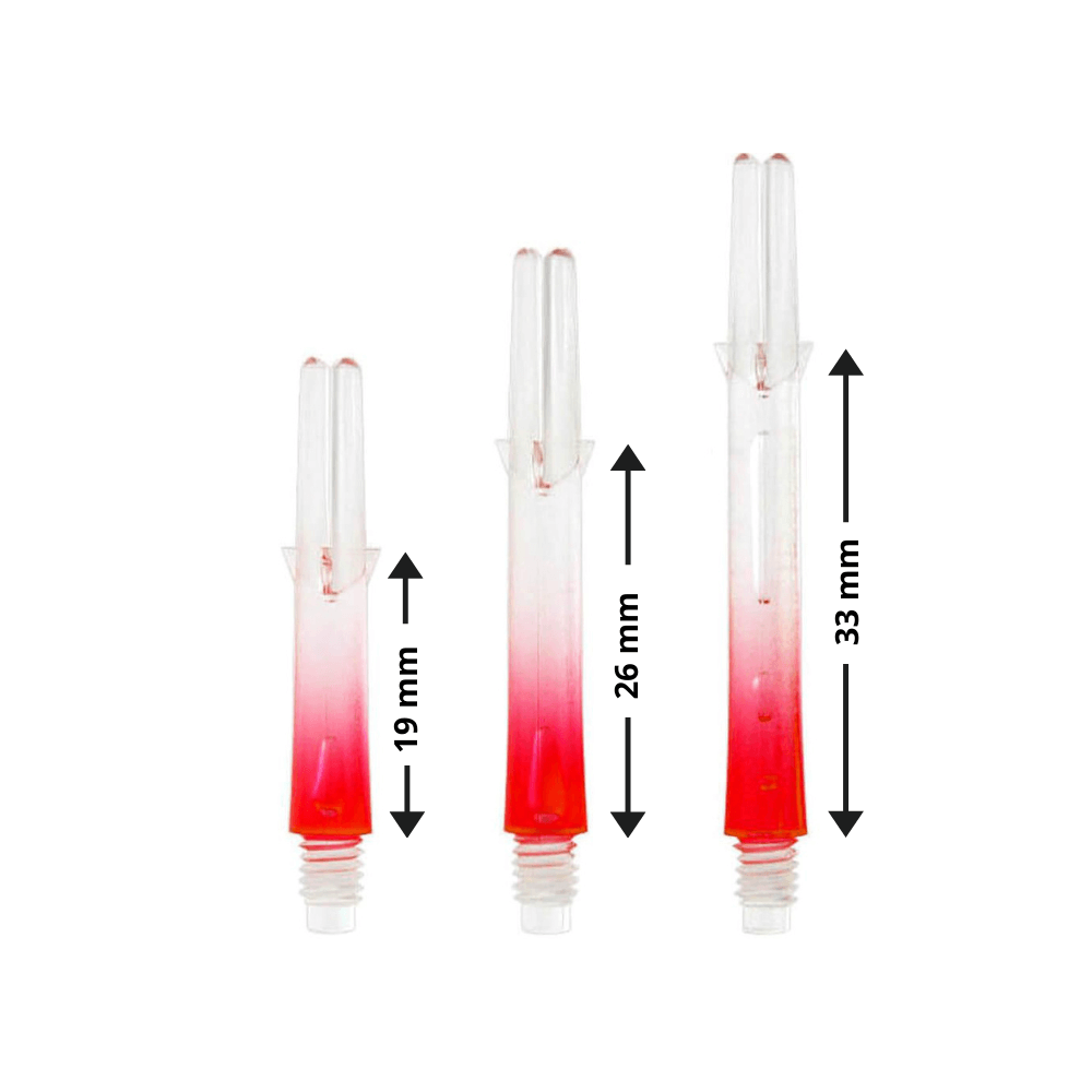 L-Style Two Tone L-Shafts - Rot/Transparent Details 