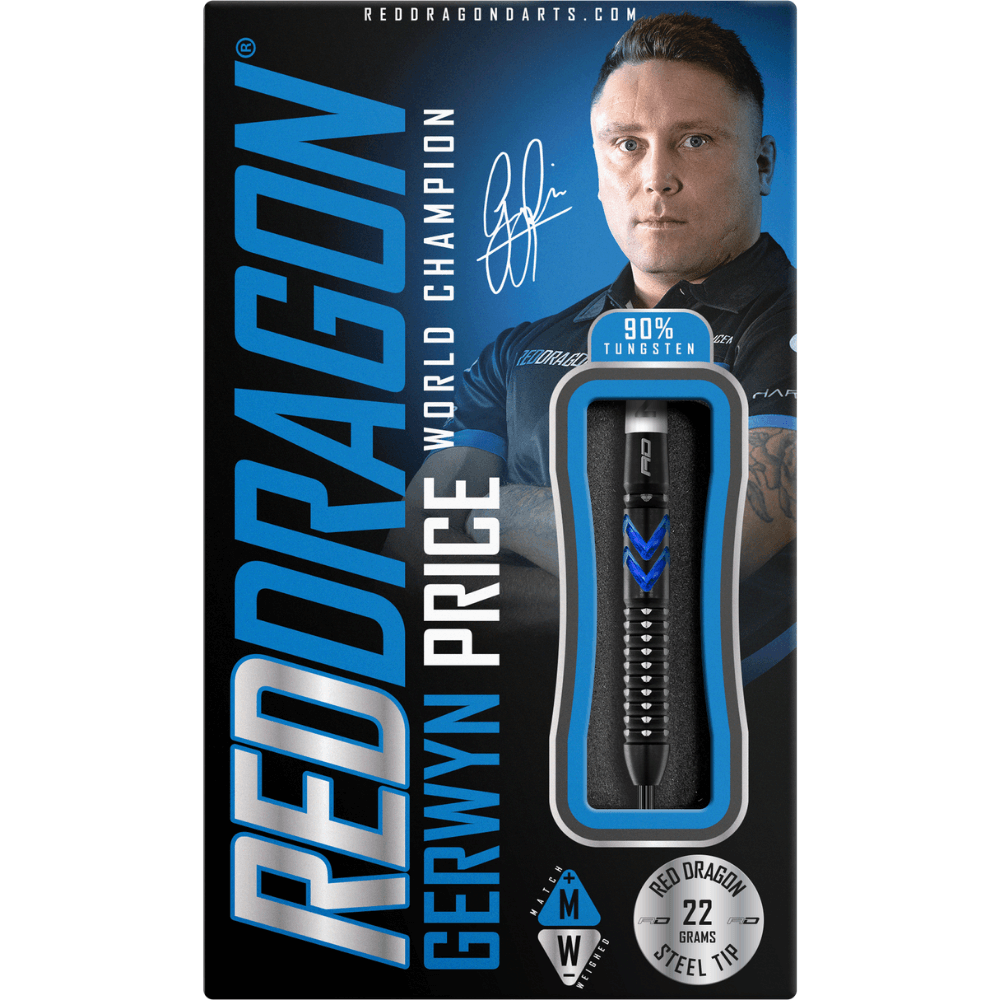 Red Dragon Gerwyn Price Blue Ice SE Steeldarts Packung