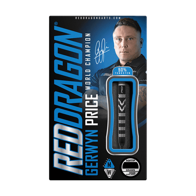 Red Dragon Gerwyn Price WC 2021 Softdarts Verpackung 