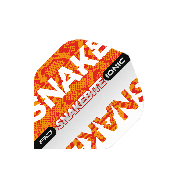 Red Dragon Hardcore Ionic Snakebite Flights Orange