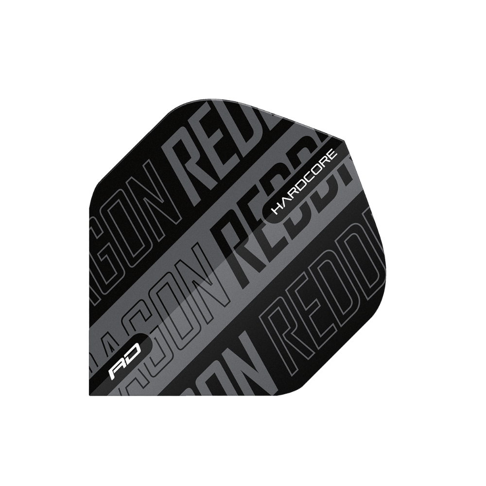 Red Dragon Hardcore XT Flights - Schwarz 