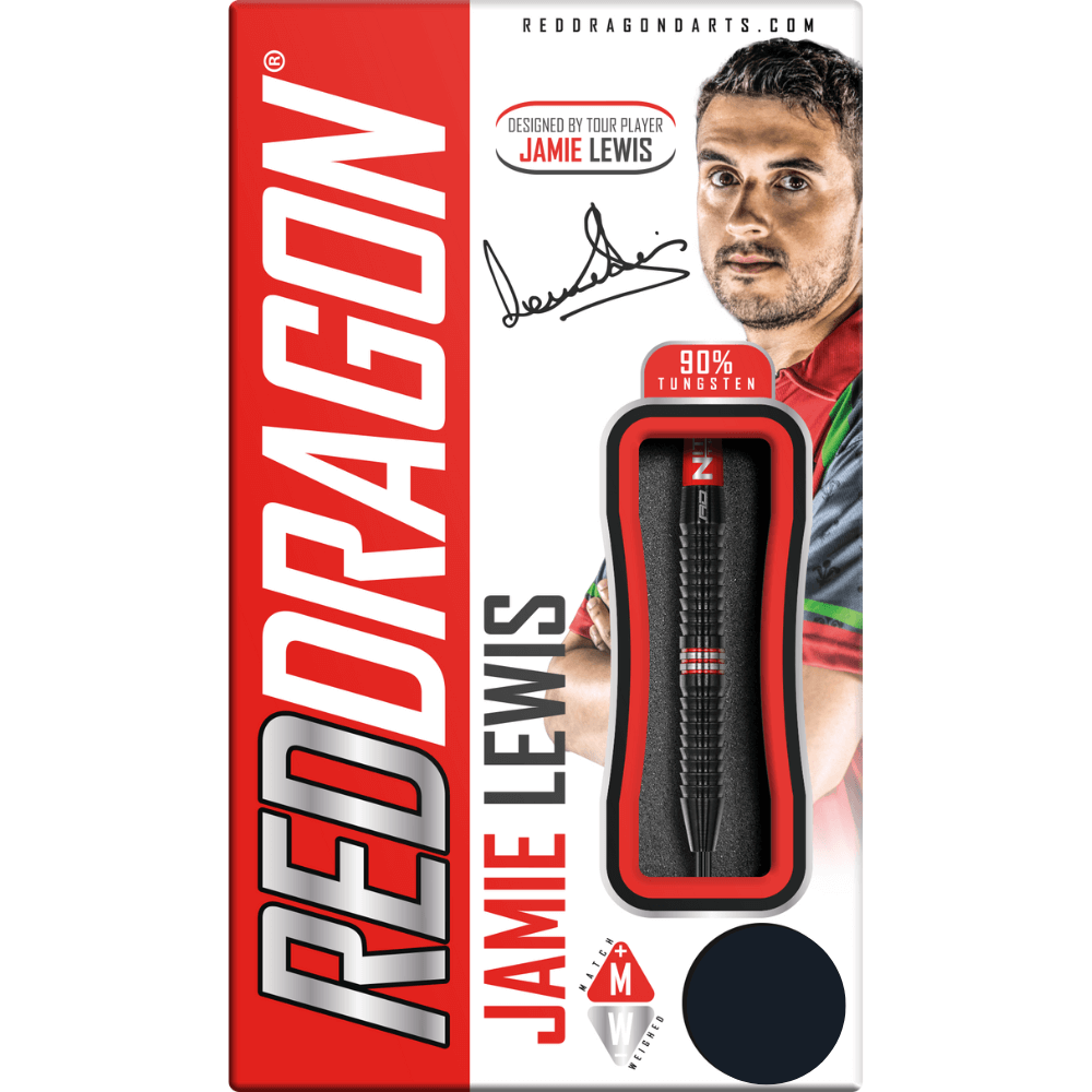 Red Dragon Jamie Lewis SE Steeldarts Packung