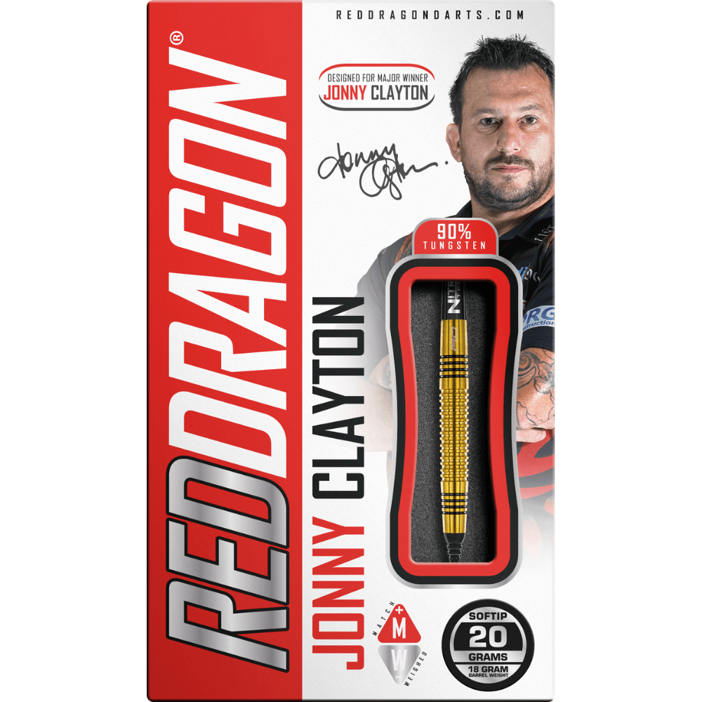 Red Dragon Jonny Clayton Gold Softdarts Packung