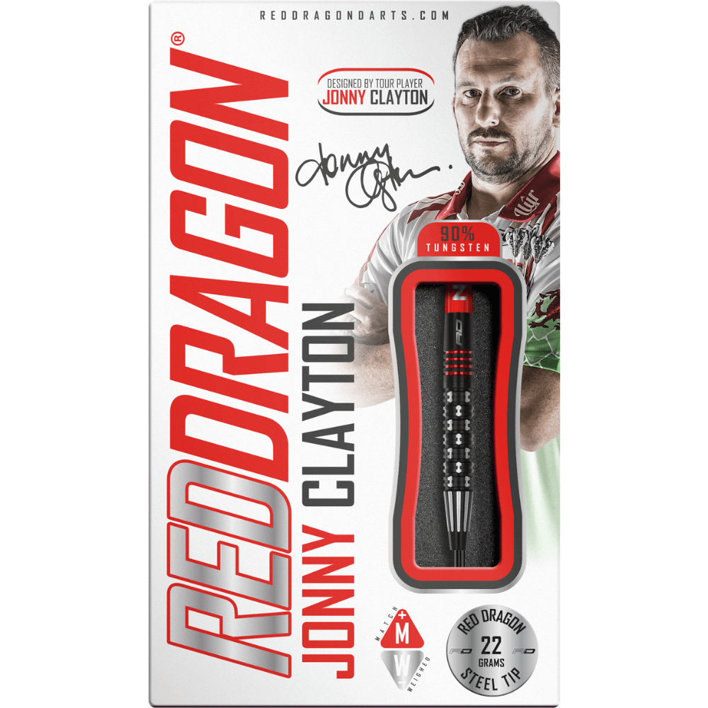 Red Dragon Jonny Clayton Premier League Steeldarts Packung 