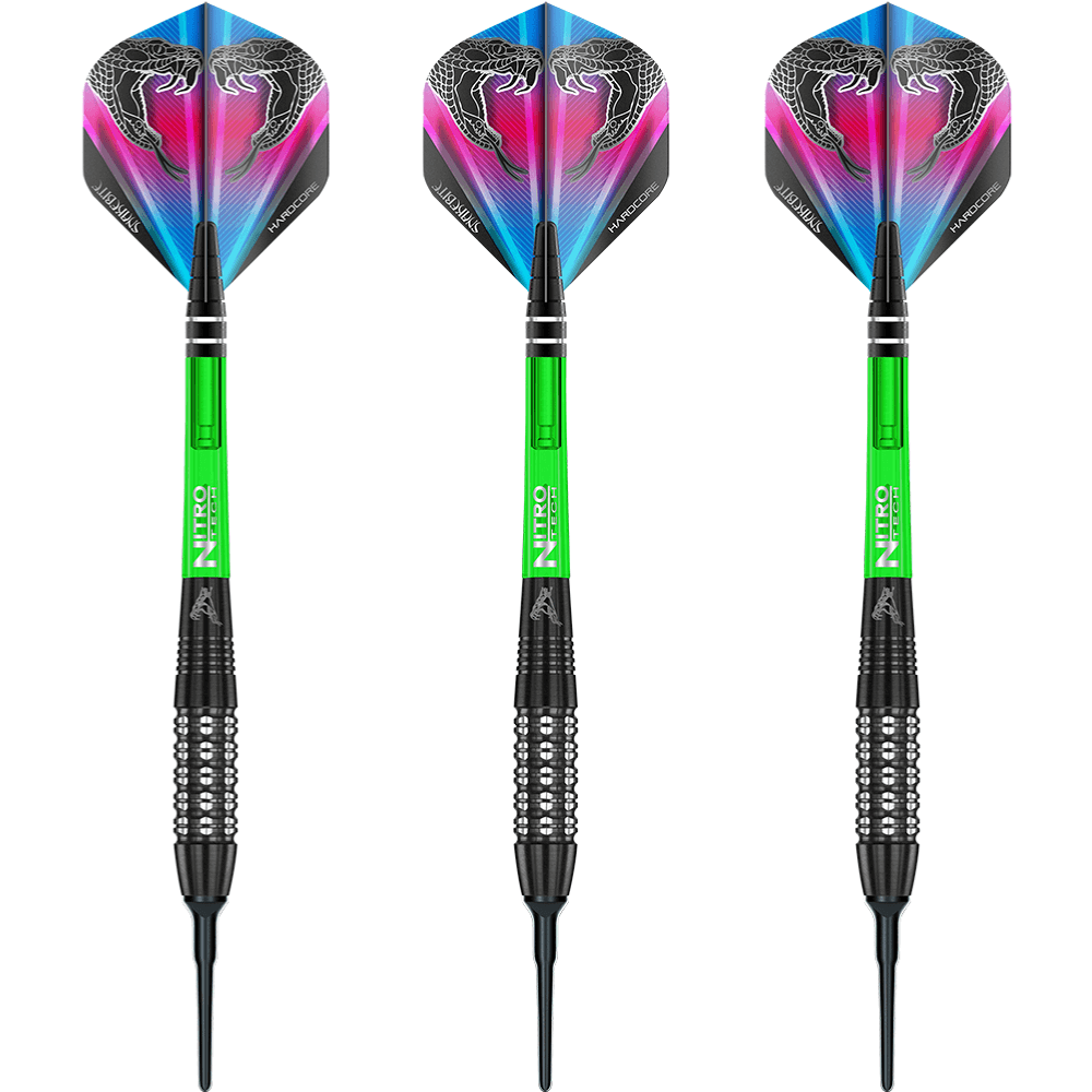 Red Dragon Peter Wright Black Strike Softdarts Set