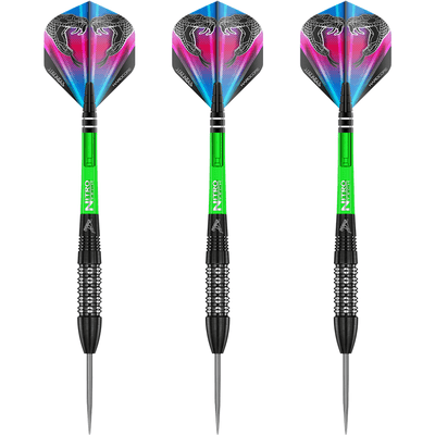 Red Dragon Peter Wright Black Strike Steeldarts Set