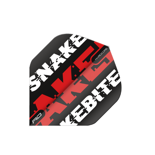 Red Dragon Peter Wright Snakebite Flights SchwarzRot