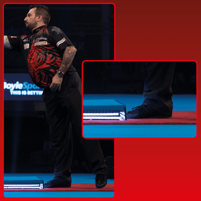 Red Dragon Pro Position Dartmatte Clayton