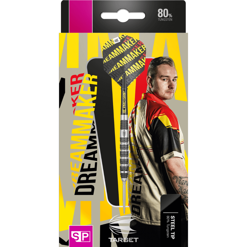 Target Dimitri van den Bergh 80% Swiss Point Steeldarts Packung 