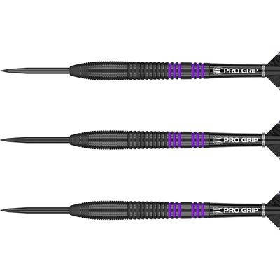 Target Vapor8 Purple Steeldarts Detail