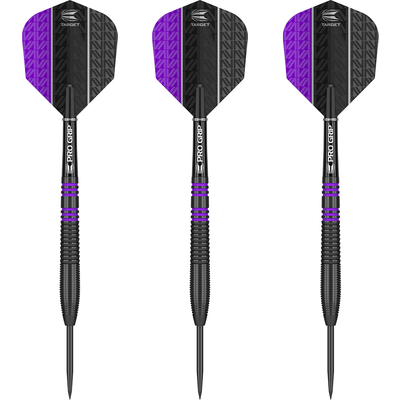 Target Vapor8 Purple Steeldarts Set 