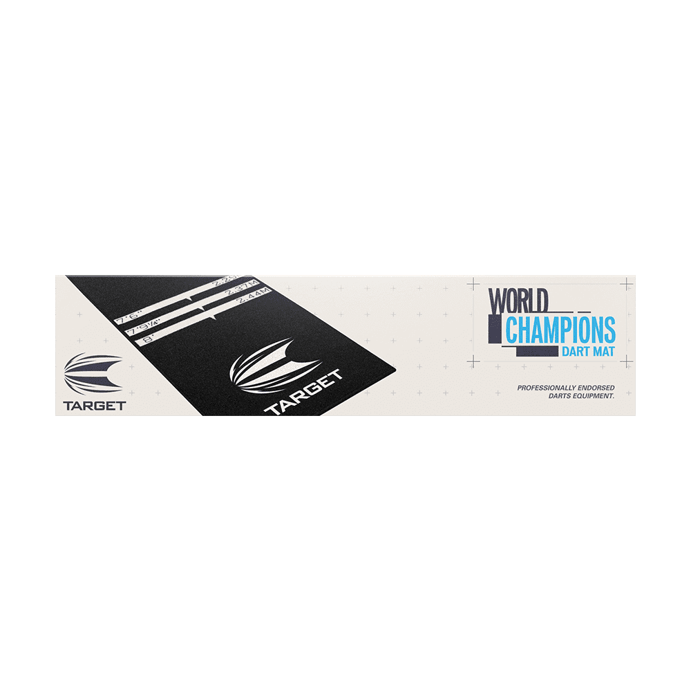 Target World Champions Dartmatte - Schwarz Packung