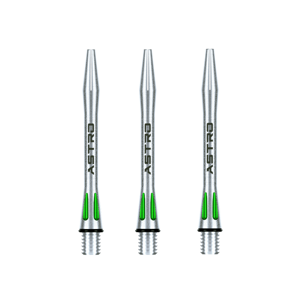 Winmau Astro Aluminium Shafts - Grün 