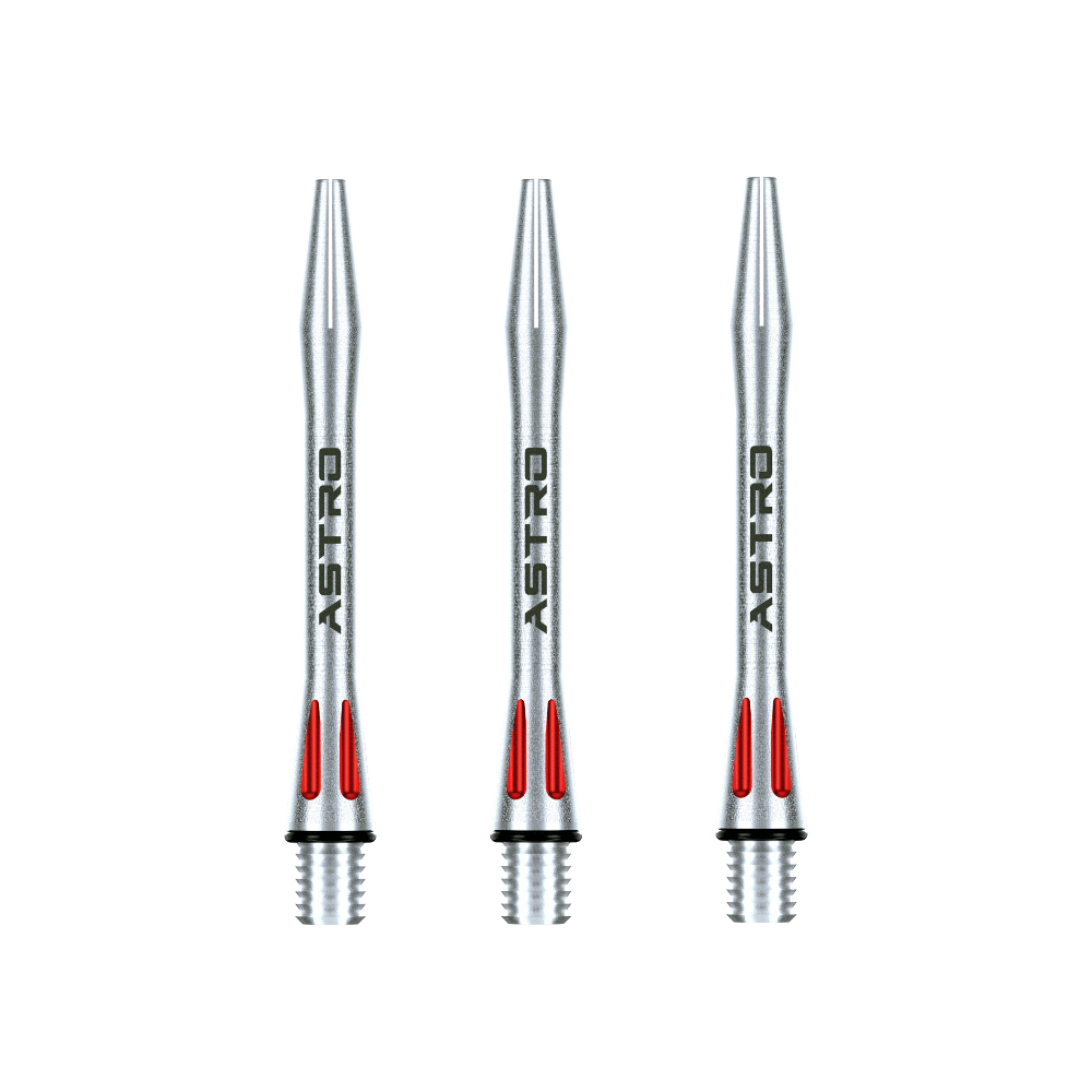 Winmau Astro Aluminium Shafts - Rot