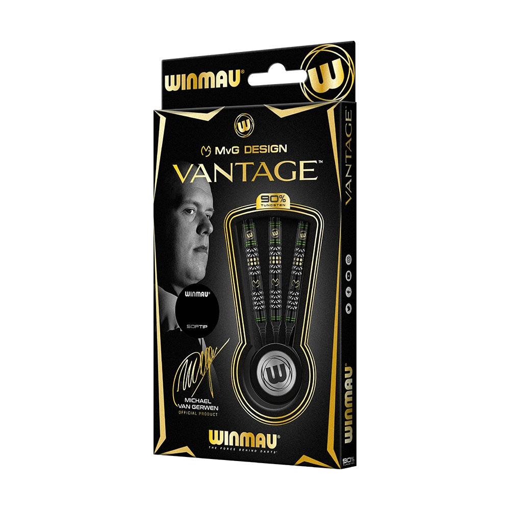 Winmau Michael van Gerwen Vantage Softdarts Verpackung