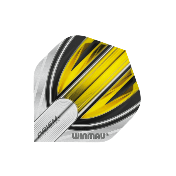 Winmau Prism Alpha Flights WeißGelb