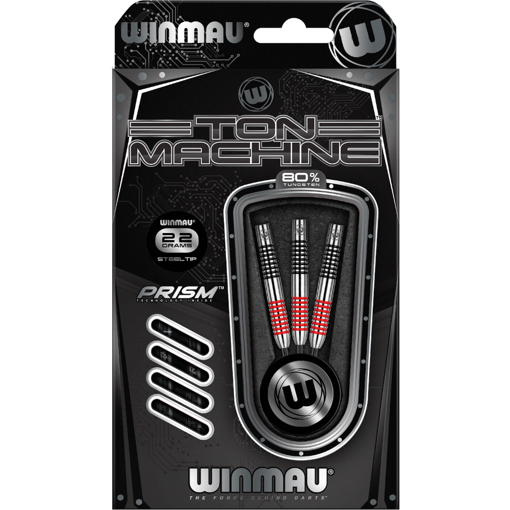 Winmau Ton Machine Red Steeldarts Packung 